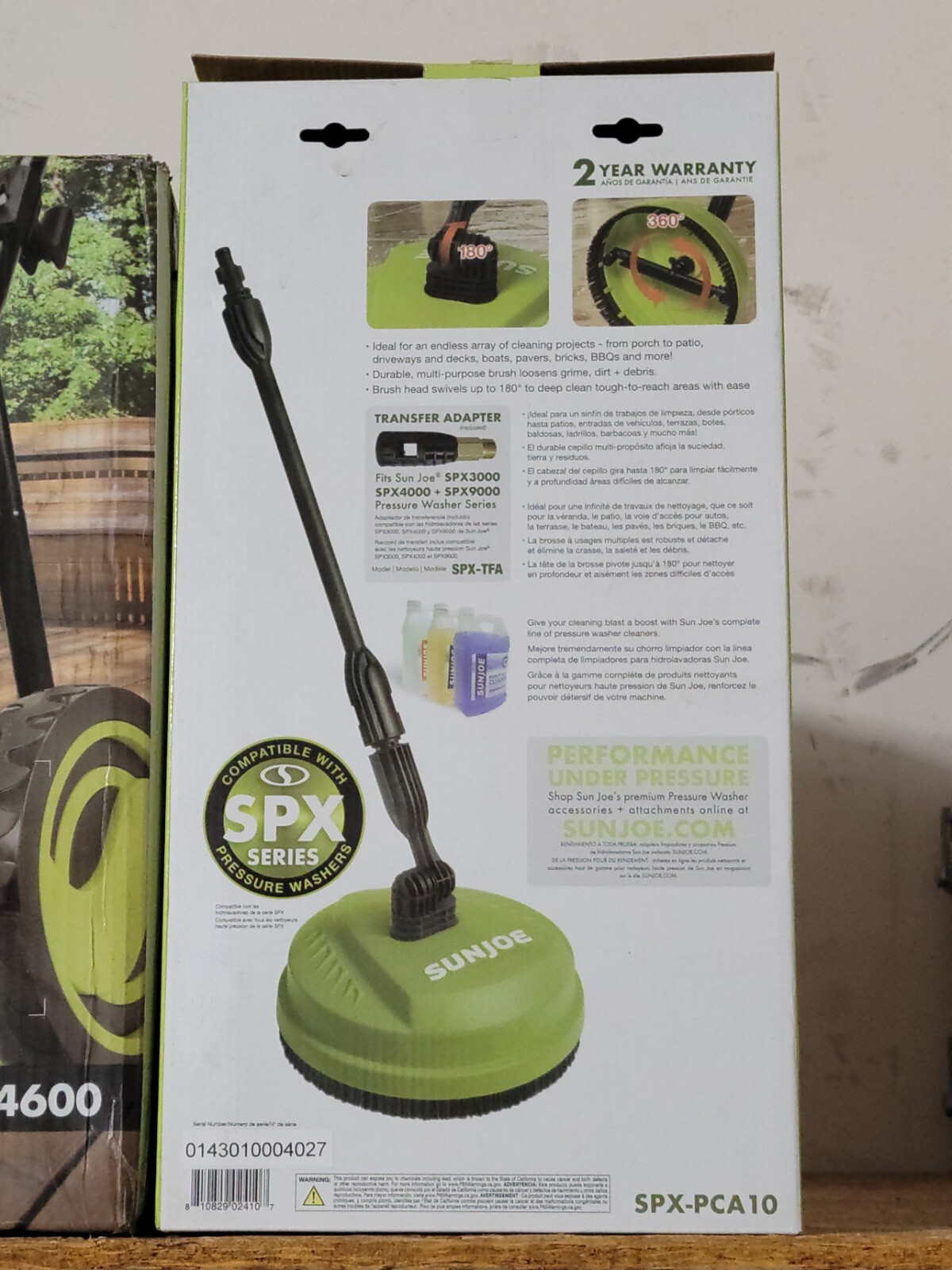 Sun Joe SPX4600 High Performance Brushless Pressure Washer w/Attachment – NEW