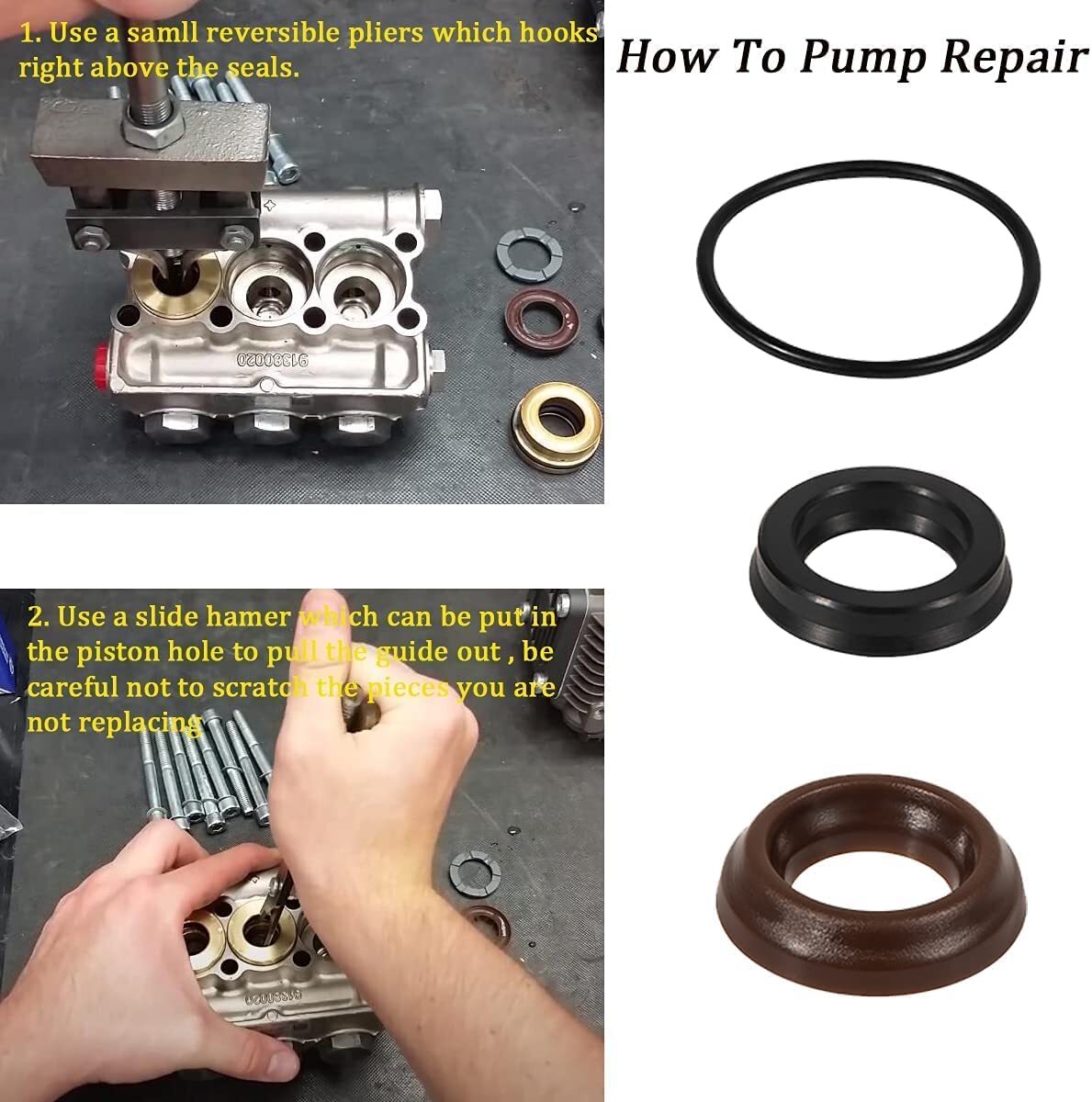 for Annovi Reverberi AR1828 Check Valve AR1857 Pressure Washer Packing Kit