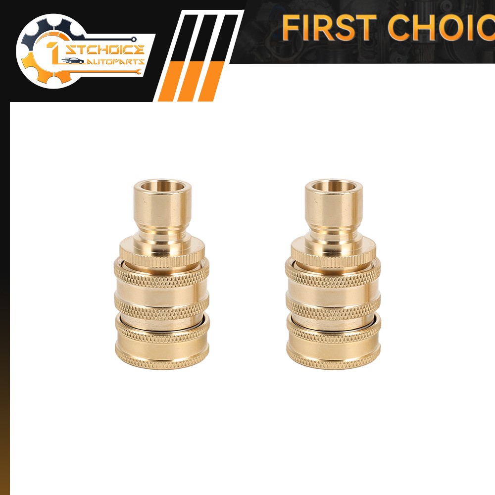 New 3/4″ Garden Hose Quick Connect Water SOLID Brass Female Male Connector Set