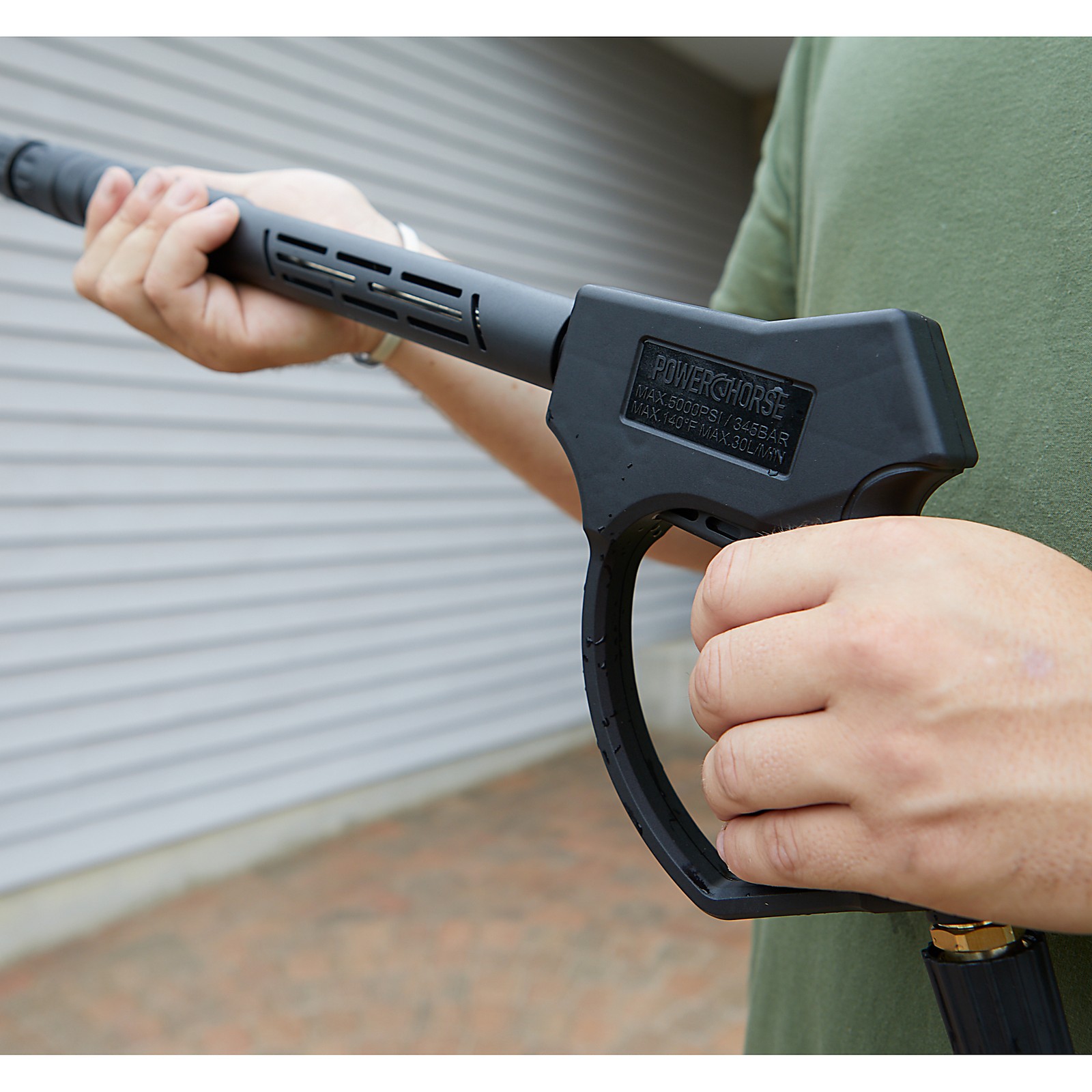 Powerhorse Pressure Washer Long Spray Gun, 21.3in.L, 5000 PSI