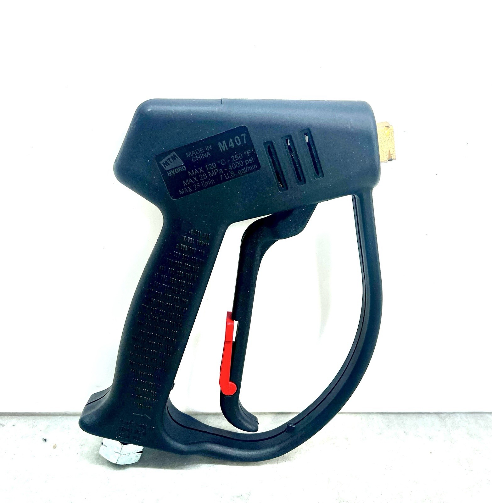 MTM Hydro M407 Pressure Washer Spray Gun 4000 PSI 7 GPM Trigger Gun