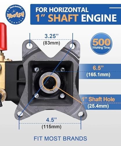 Pressure Washer Pump 4200 PSI 4.2 GPM Triplex Replacement for Gas Washer