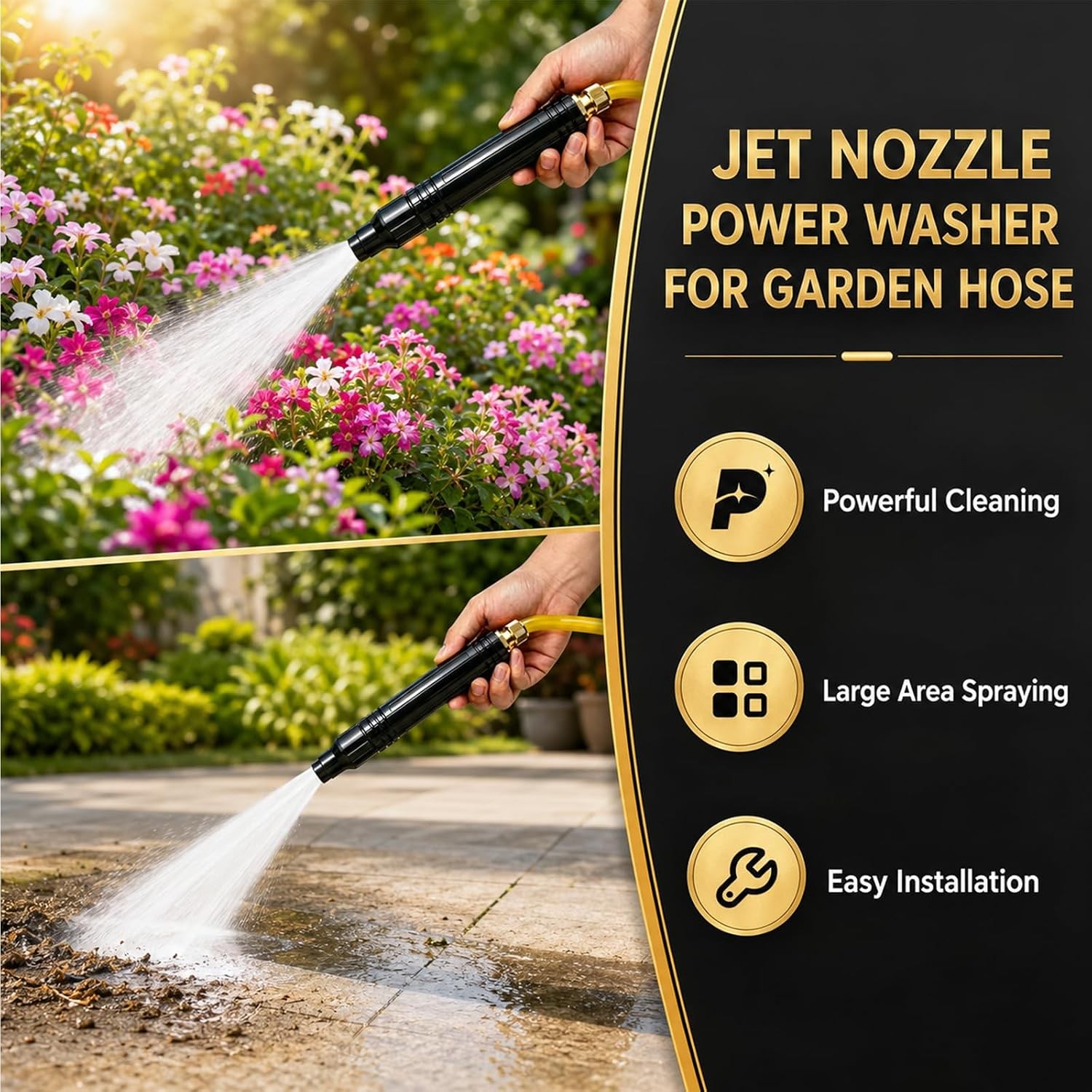 Home High Pressure Car Wash Water Gun, 2026 Upgraded Home High-Pressure Car Wash