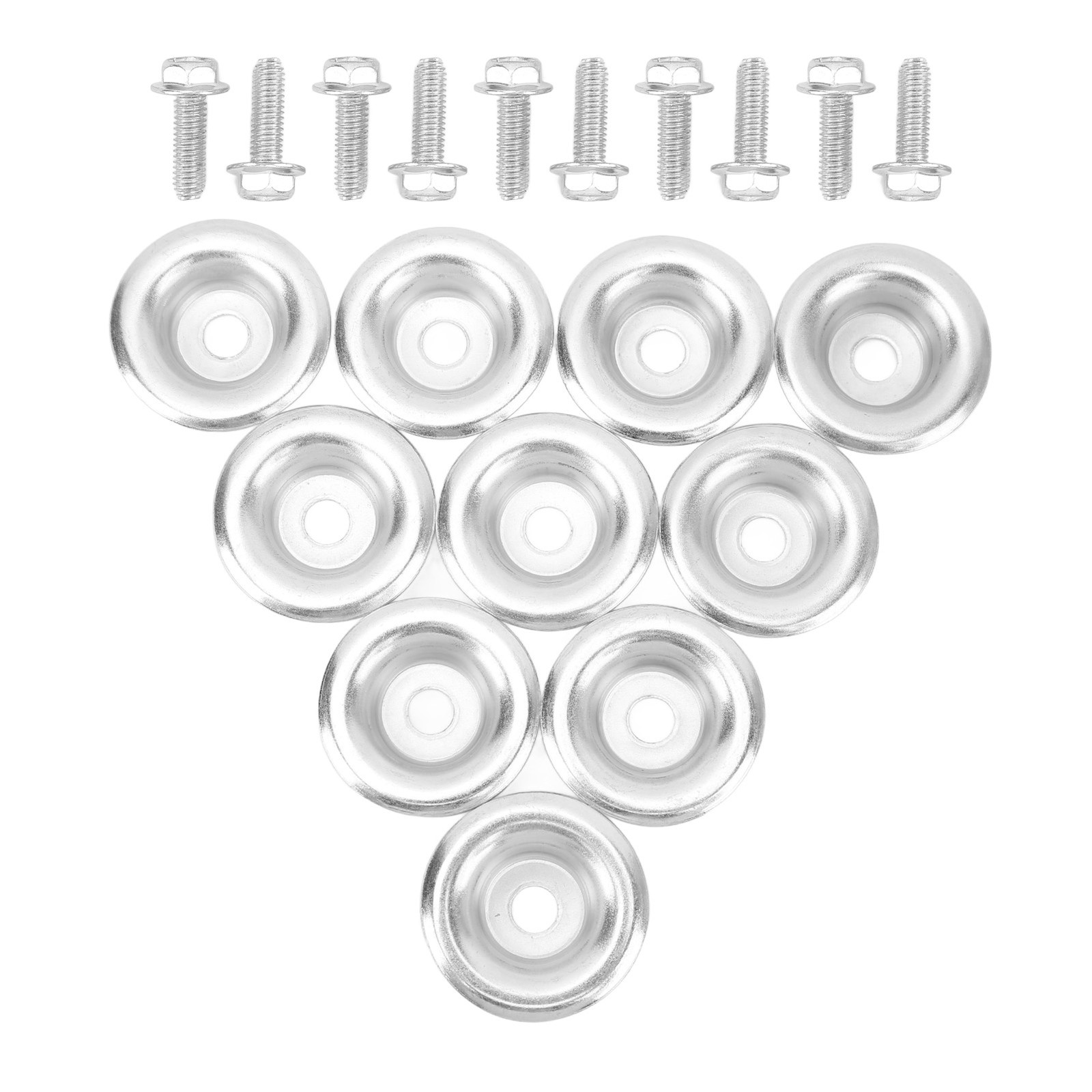 20pcs Rugged Metal UTV Skid Plate Washer Bolt Set For RZR 570 800 SEPD