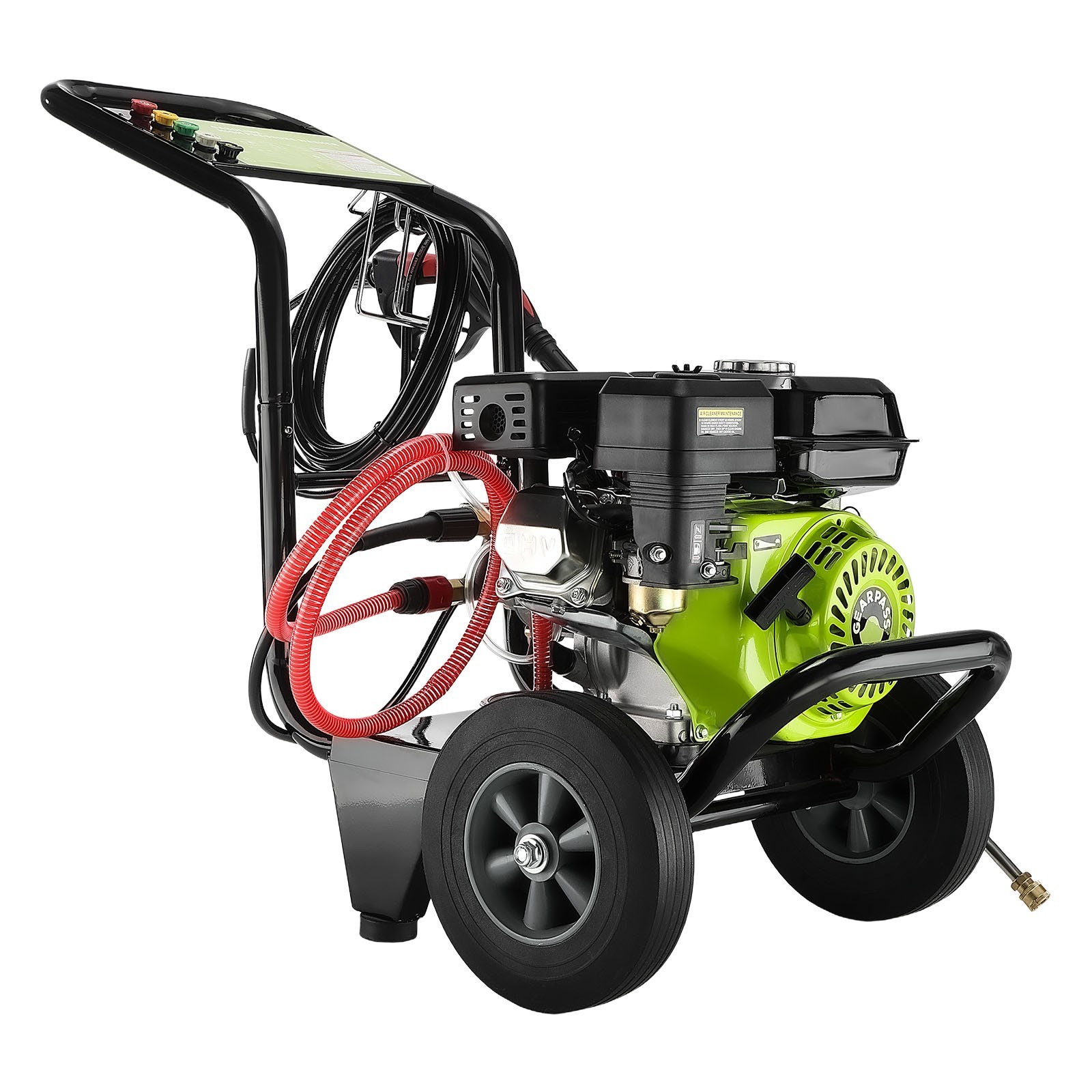 Gas Pressure Washer Gas Powered Washer 3500 PSI/240BAR 2.6 GPM 212cc 5 Nozzles