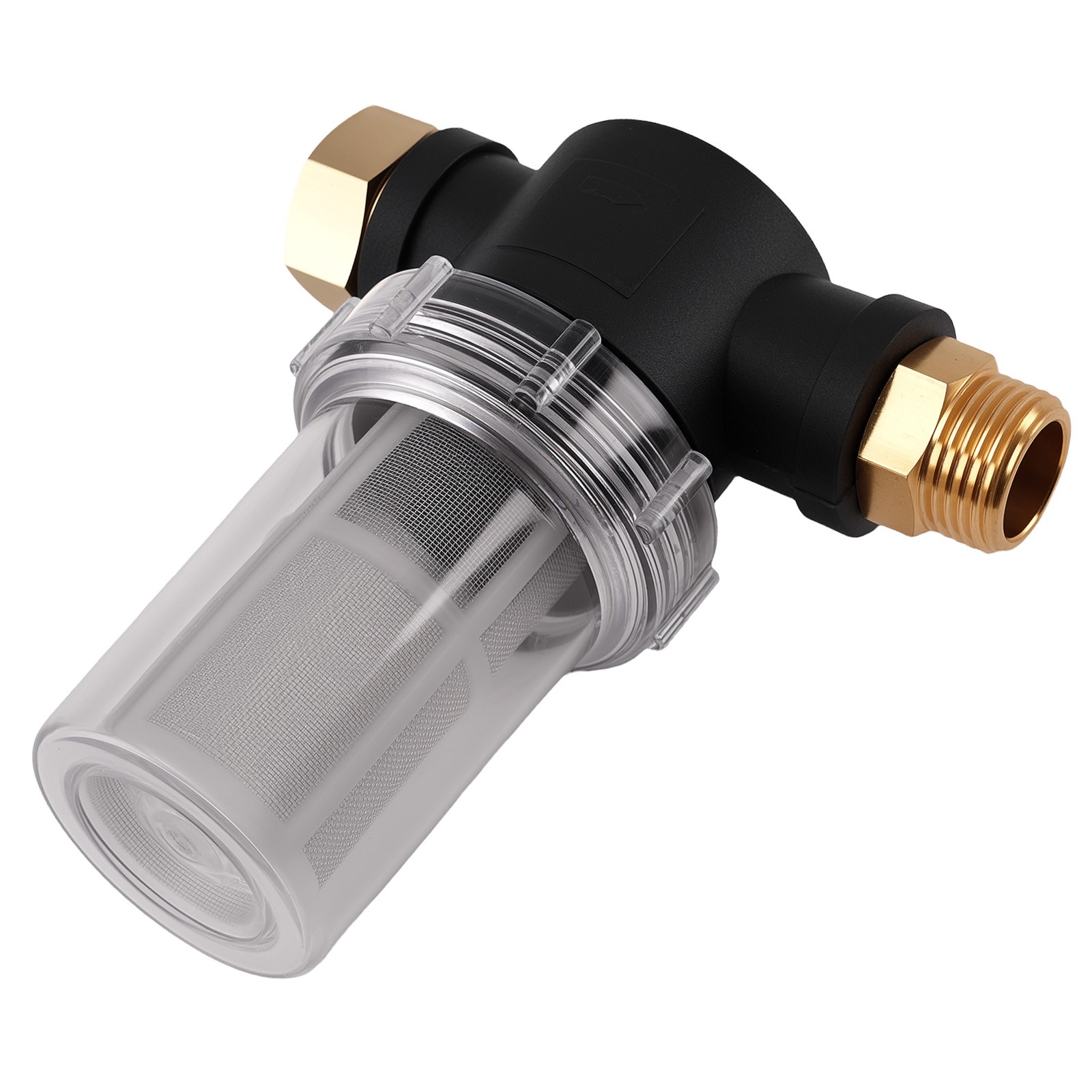 3/4″ Inline Garden Water Screen for Pressure Washer Hose Filter Brass 100 Mesh