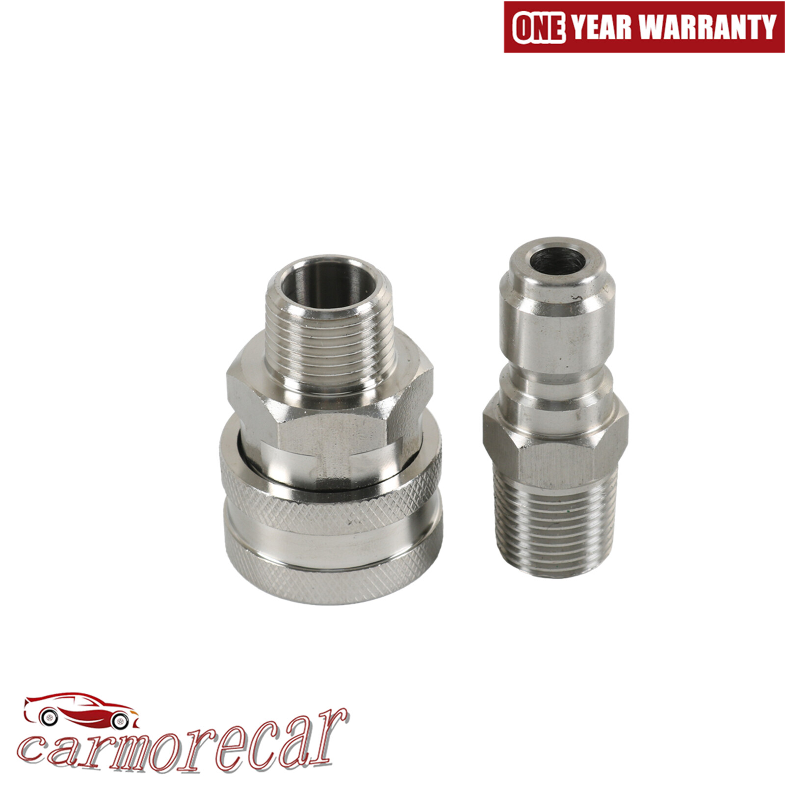 Steel High Pressure Washer Ball Valve Kit, 3/8 Inch Quick Connect 4500 PSI