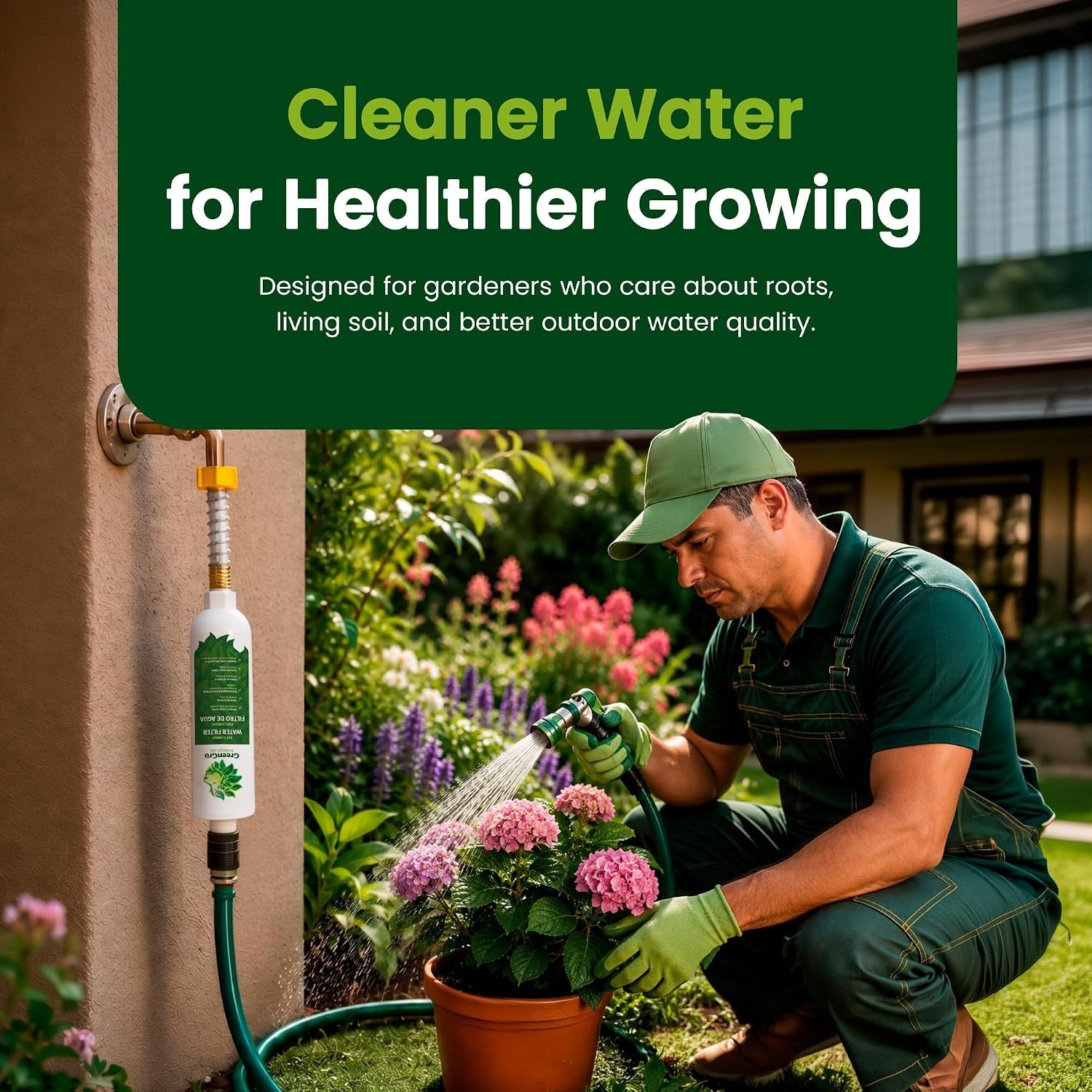 40,000 Gallon Capacity Garden Water Filter – Easy Install & Chlorine Reduction