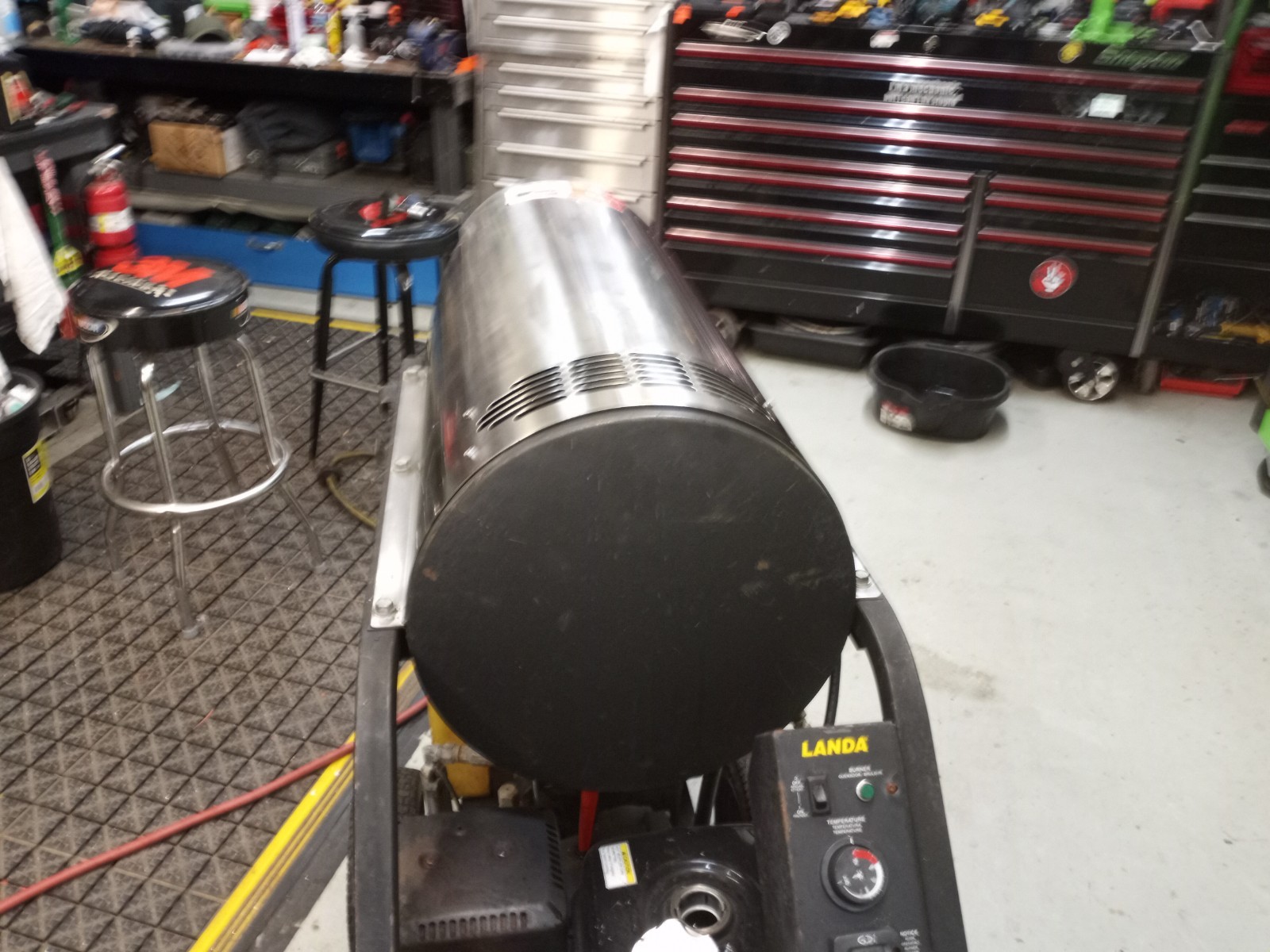 Landa heated pressure washer refurbished
