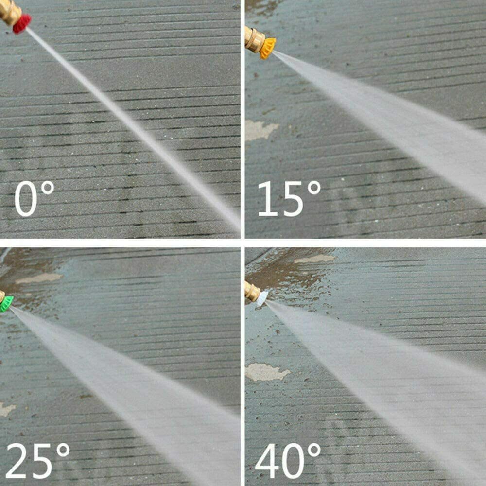 High Pressure 4000PSI Car Power Washer Gun Spray Wand Lance Nozzle and Hose Kit
