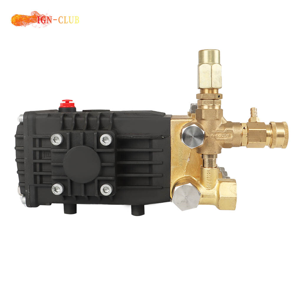 Pressure Power Washer Pump 24mm Solid Shaft 3600 PSI 4.9GPM Belt Drive