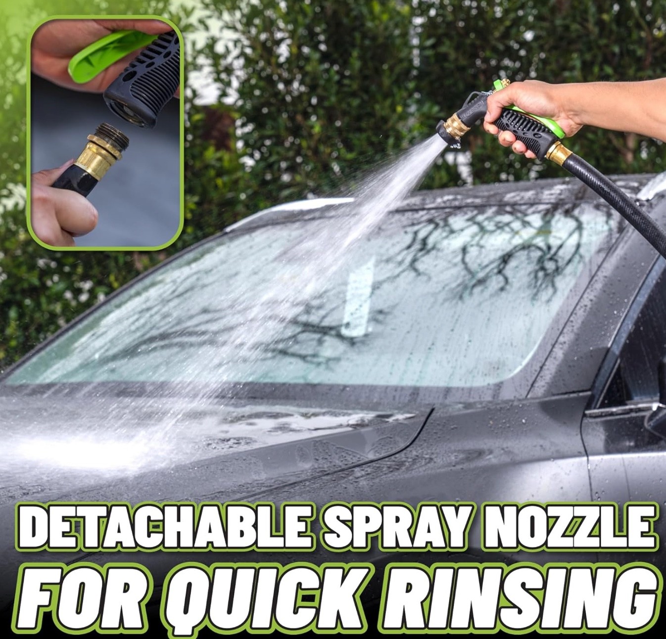 Foam Blaster 6 – Foam Cannon Garden Hose Attachment, Easy to Use, Sprays Thick