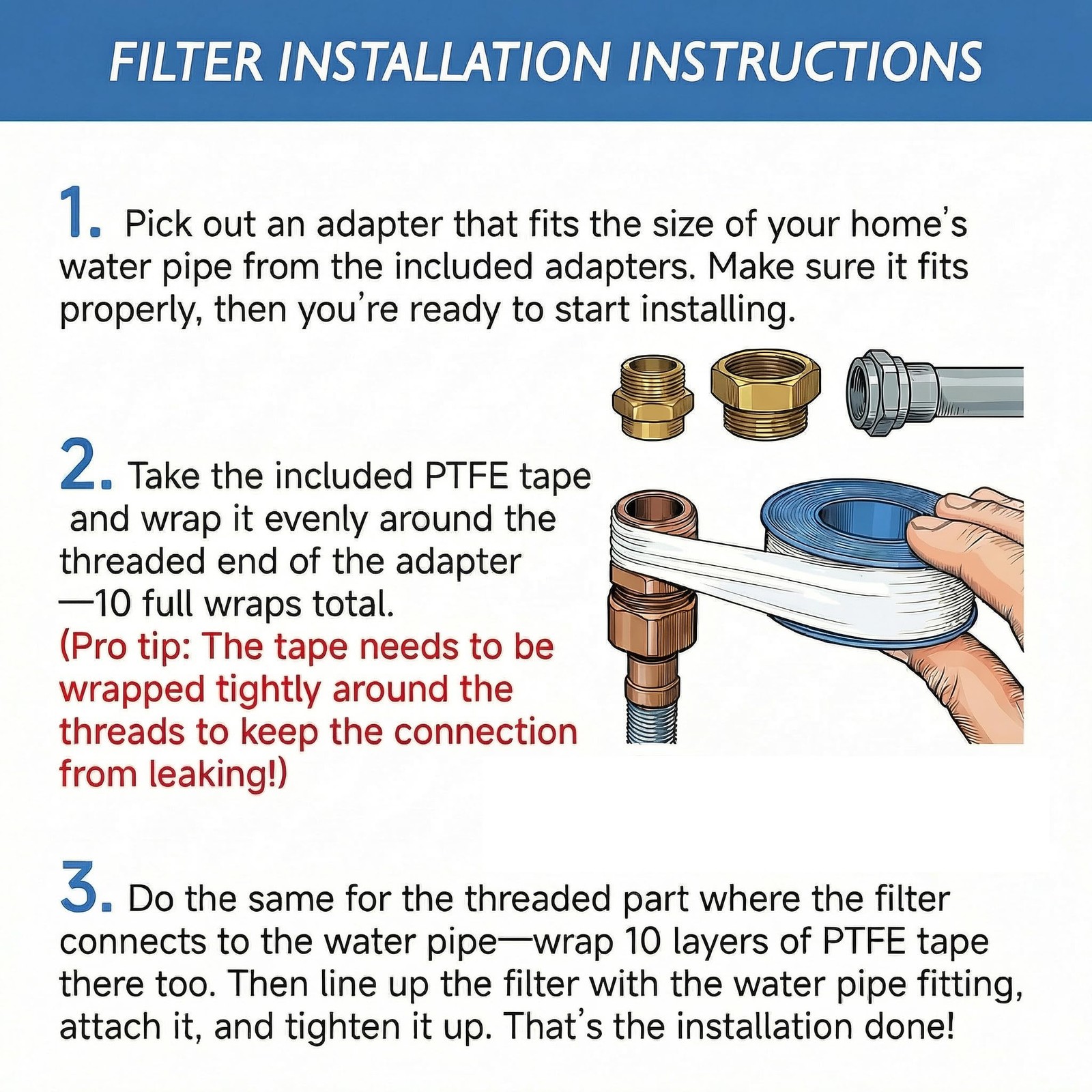 40 Micron Brass Spin Down Sediment Water Filter for Washer, Hose, Well Water