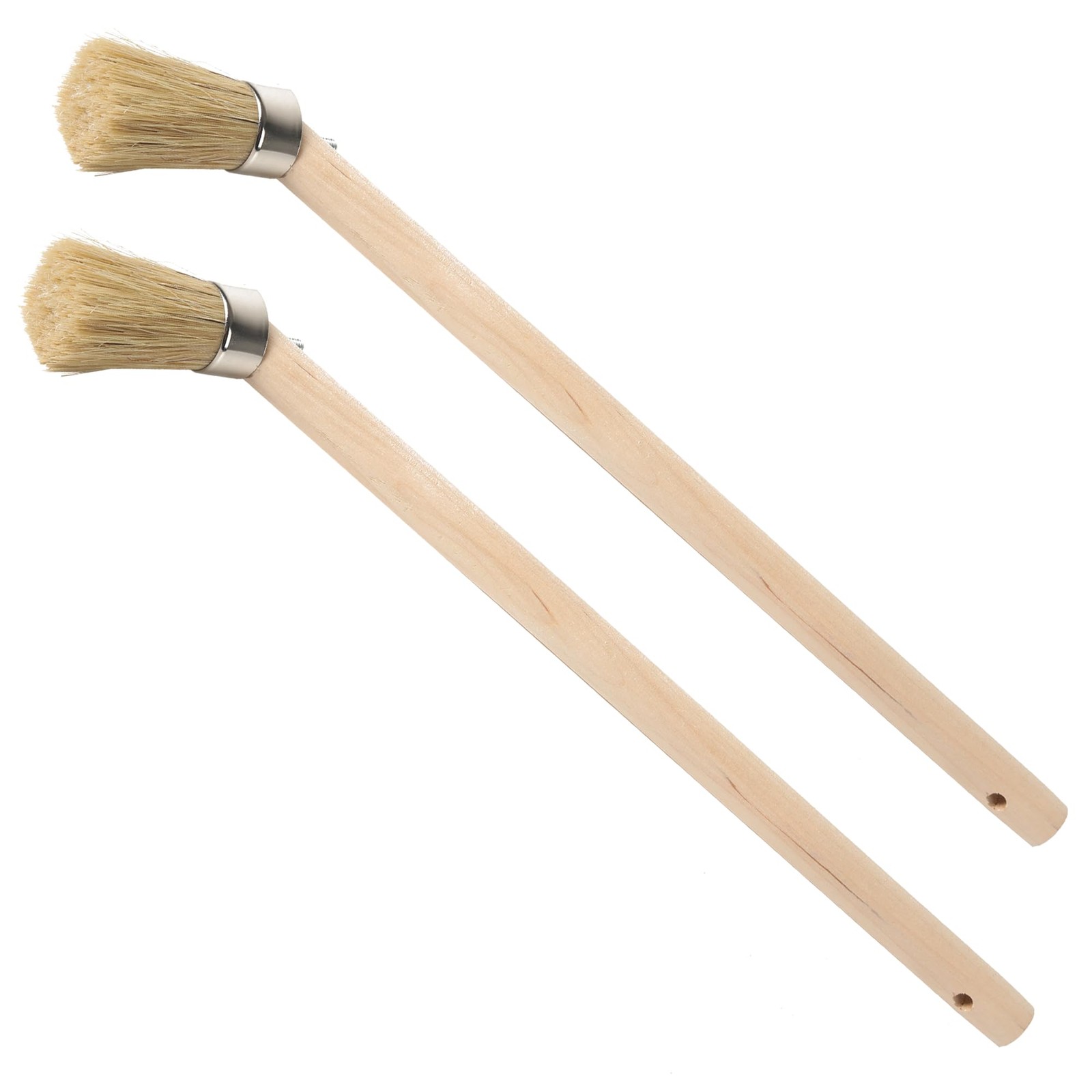 Calvana (2-Pack) Tire Lube Brush for 11.8″ Wooden Handle – Small