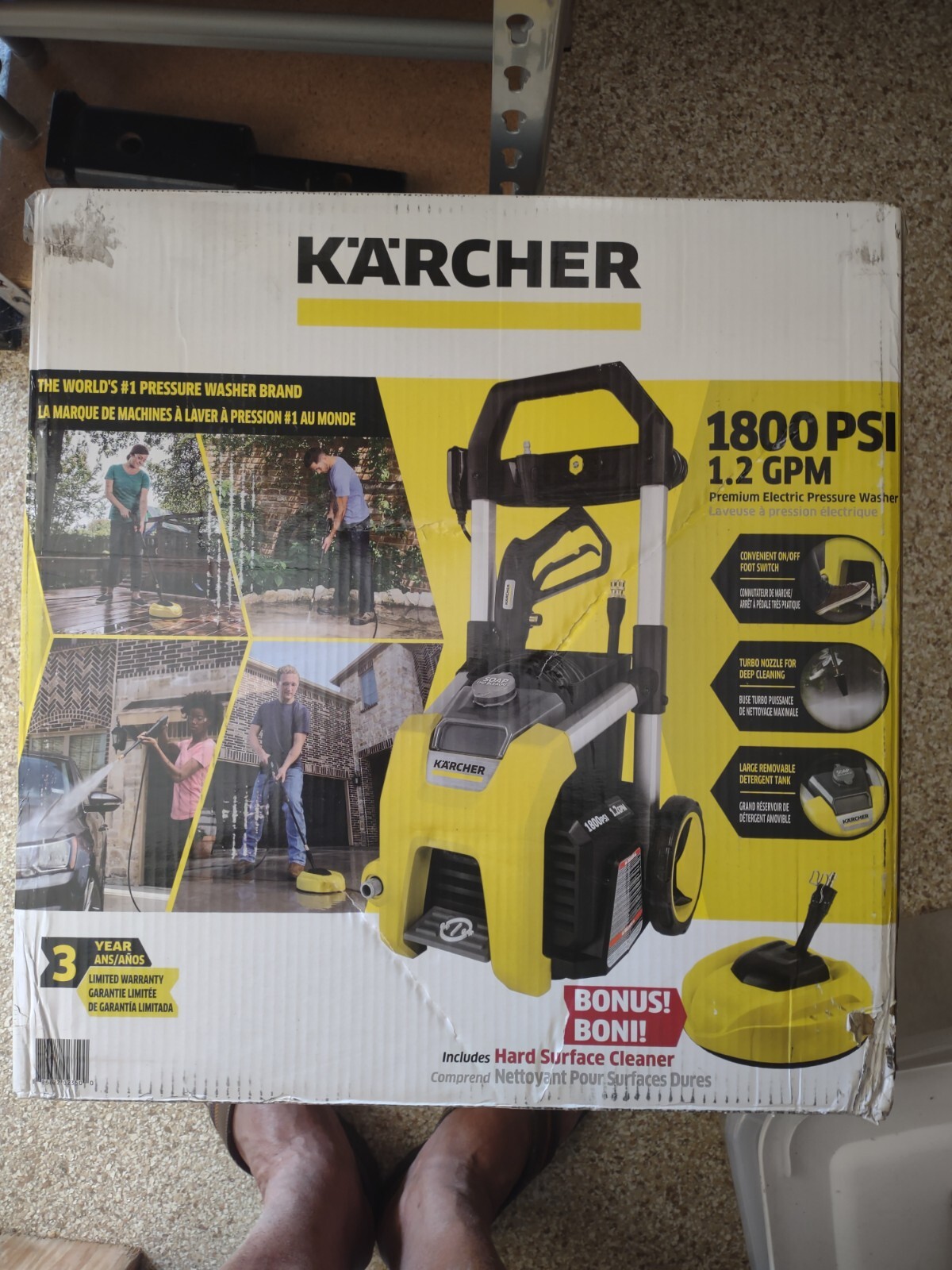 Karcher pressure washer K1800 SC