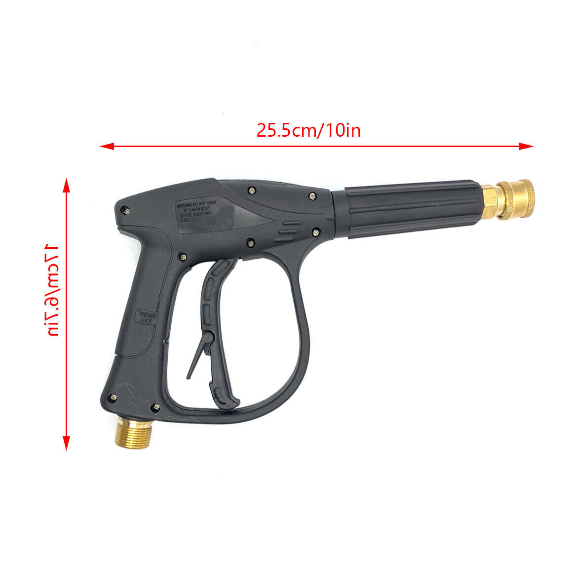 High Pressure 3000PSI Car Power Washer Gun Spray Wand Lance Nozzle and Hose Kit