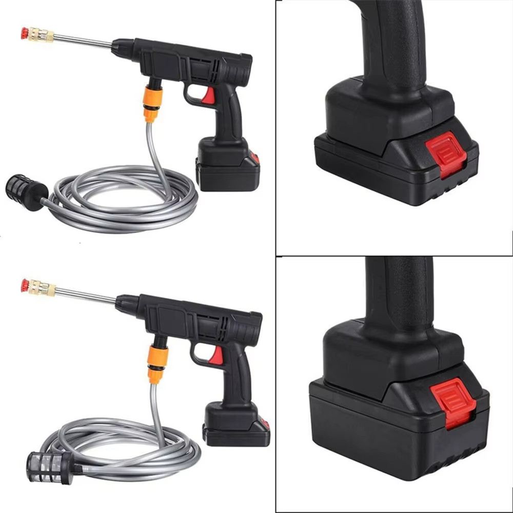 2 Battery 24V Portable Cordless High Pressure Car Wash Pressure Washer 2