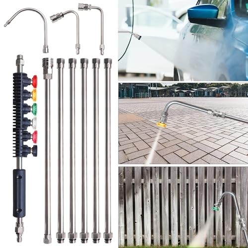 Pressure Washer Extension Wand, 10 Pack Power Washer Lance with 6 120 inches