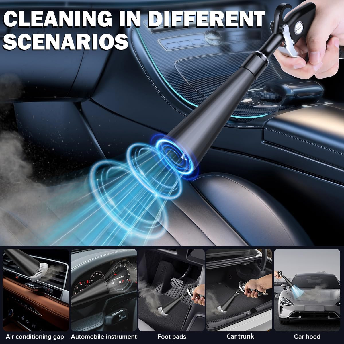 Dry Cleaning Gun,High-Pressure Air Blow Gun,Car Cleaning Gun,Air Nozzle Blow Gun