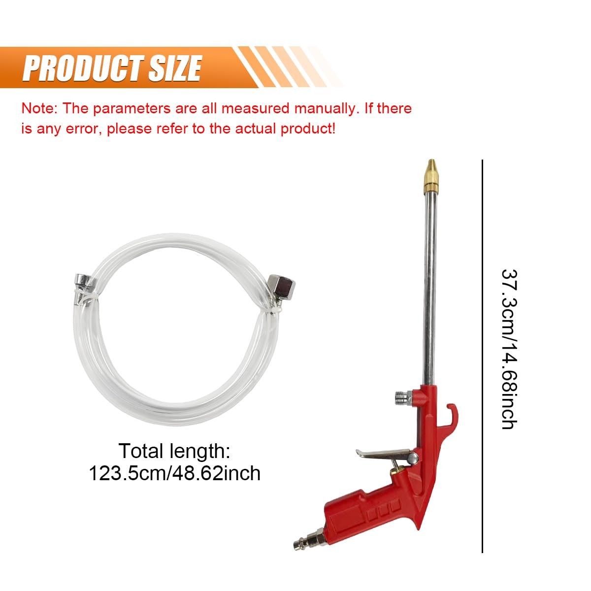 KPFILEH Car Air Engine Cleaning Spray Gun, High Pressure Air Nozzle Blow Gun …