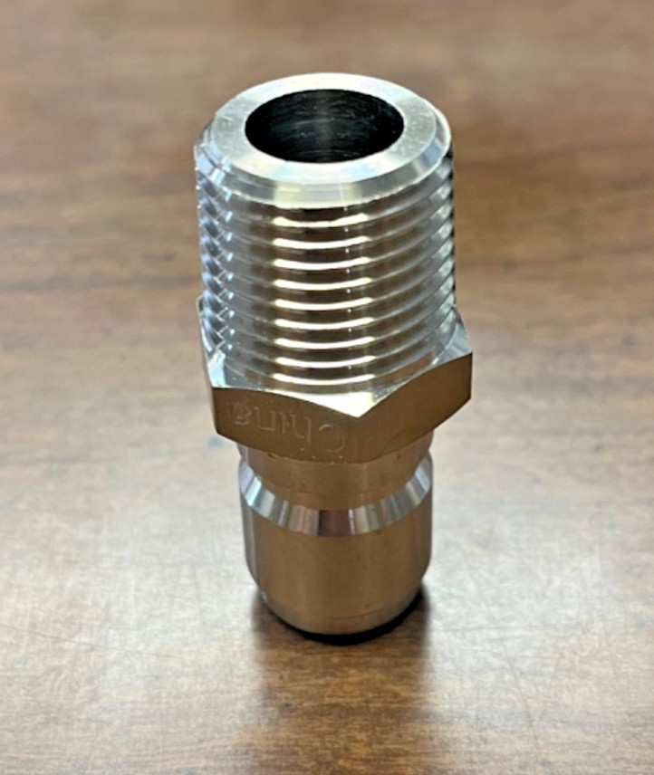 1/2” Stainless Steel Quick Connect Plug Pressure Washer Hose General Pump MPT
