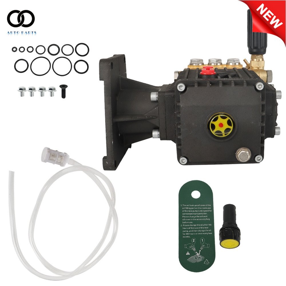 Pressure Washer Pump 3000 psi at 4 gpm, 9 hp at 3400 rpm 1” Shaft
