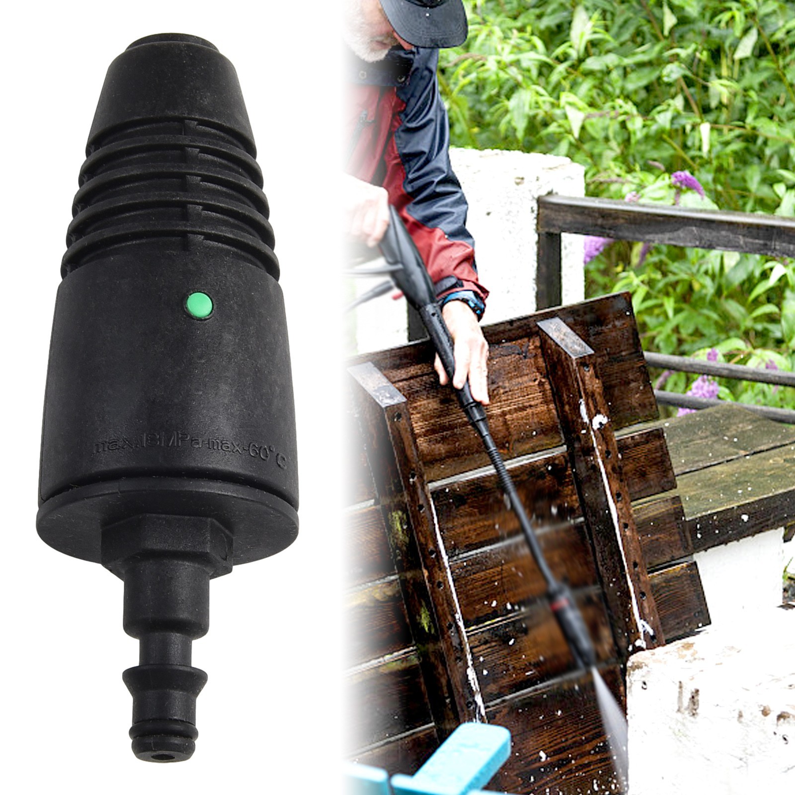 Pressure Washer Rotating For Turbo Head Nozzle Spray For LAVOR For COMET For VAX