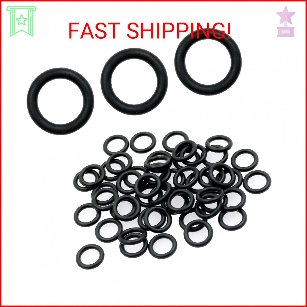 Kyuionty 50Pcs Power Pressure Washer O-Rings for 1/4 Inch M22 Quick Connect Coup