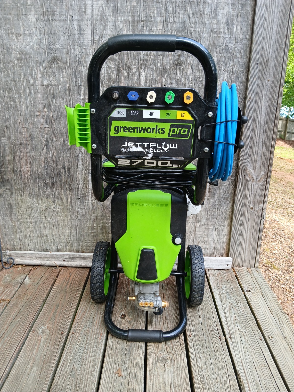 Greenworks Pro 2700 PSI 2.3-GPM Cold Water Electric Pressure Washer (Used Twice)