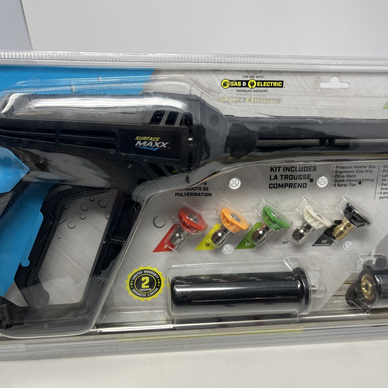 Surface Max 4500 PSI Pressure Washer Spray Gun Kit – New Sealed