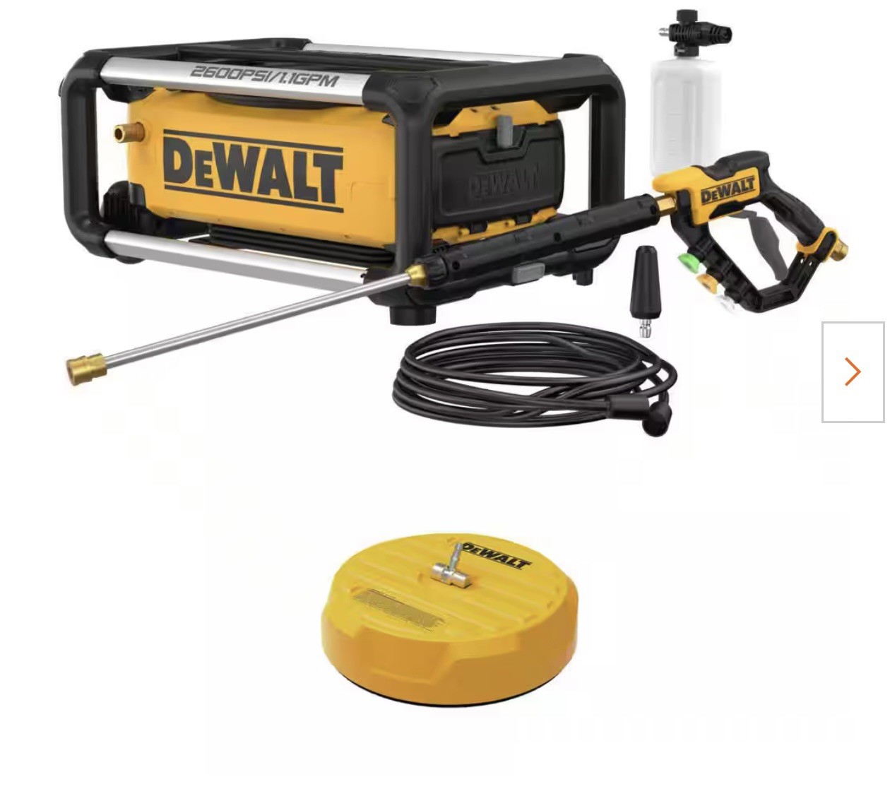DEWALT 2600 Cold Water Pressure Washer DWPW2600 ~NEW/SEALED