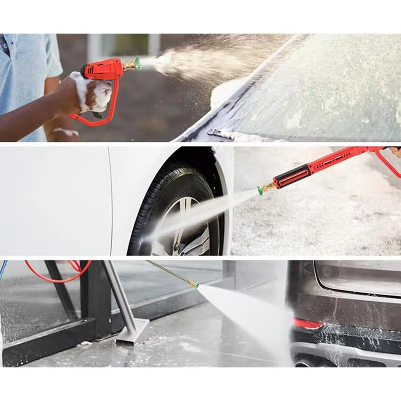 Pure copper high-pressure water gun for car washing, water gun cleaning machine,