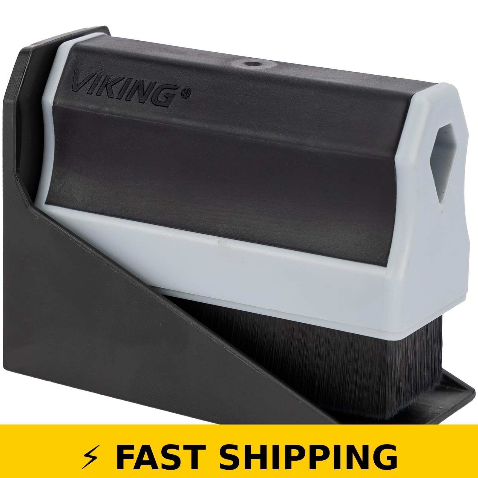 VIKING Tire Shine Applicator Brush with Storage Stand – 3.1 Inch