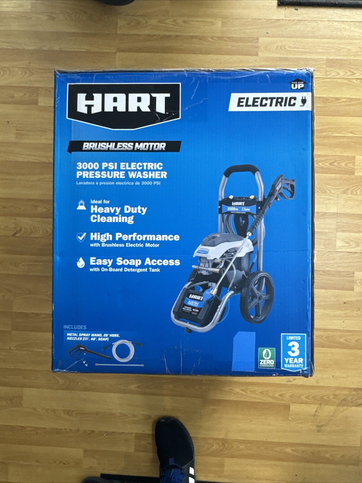 Hart HW143011VNM 3000PSI 1.1 GPM Cold Water Electric Pressure Washer (FVS027561)