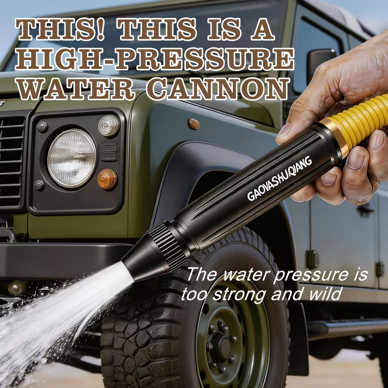 6pcs/2 Sets 2026 Upgraded Home High-Pressure Car Wash Water Gun