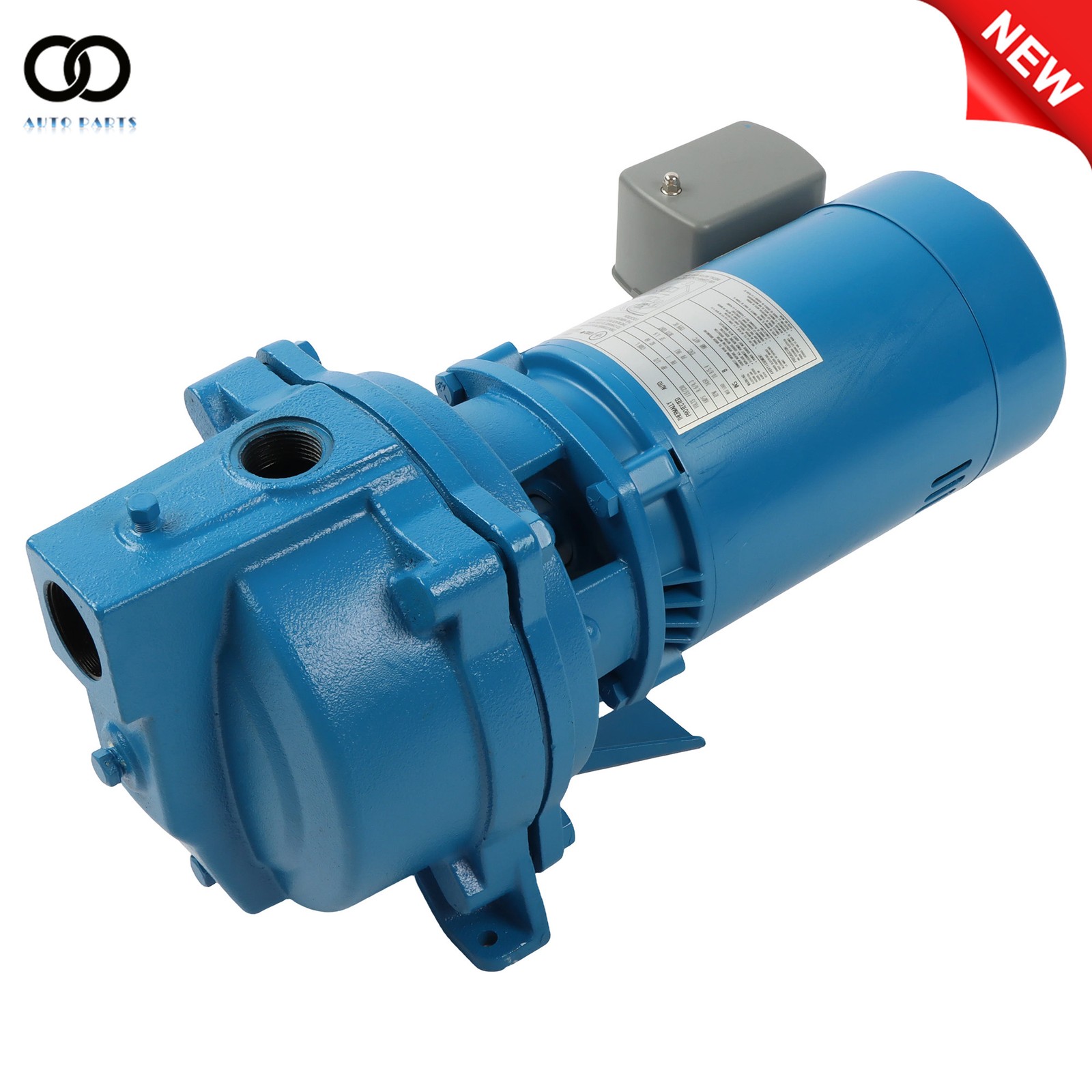 J5S 115/230V 1/2 HP Shallow Water Well Jet Pump 60 Hz Cast Iron 3450 RPM