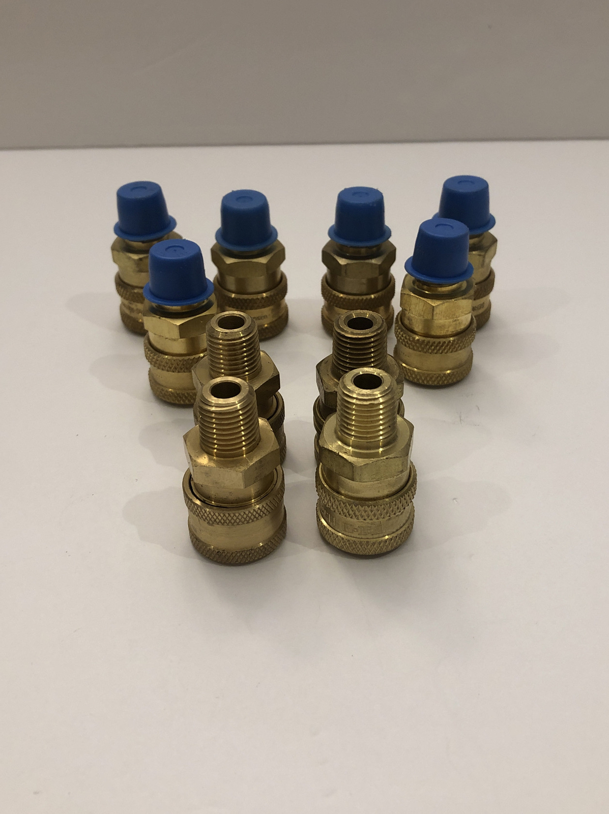 Lot of 2 Pressure Washer Couplers, Brass Fittings, 1/4” Quick Connect /Male NPT
