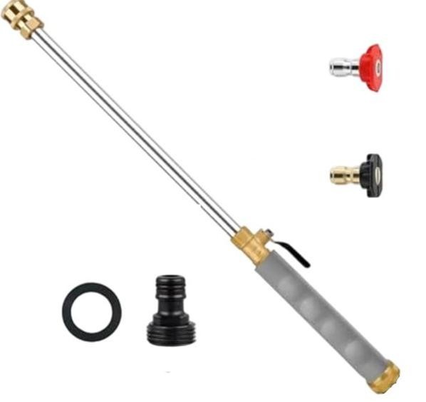 2 in 1 High Pressure Wand for Power Washer Aluminum For Alloy TPR Material