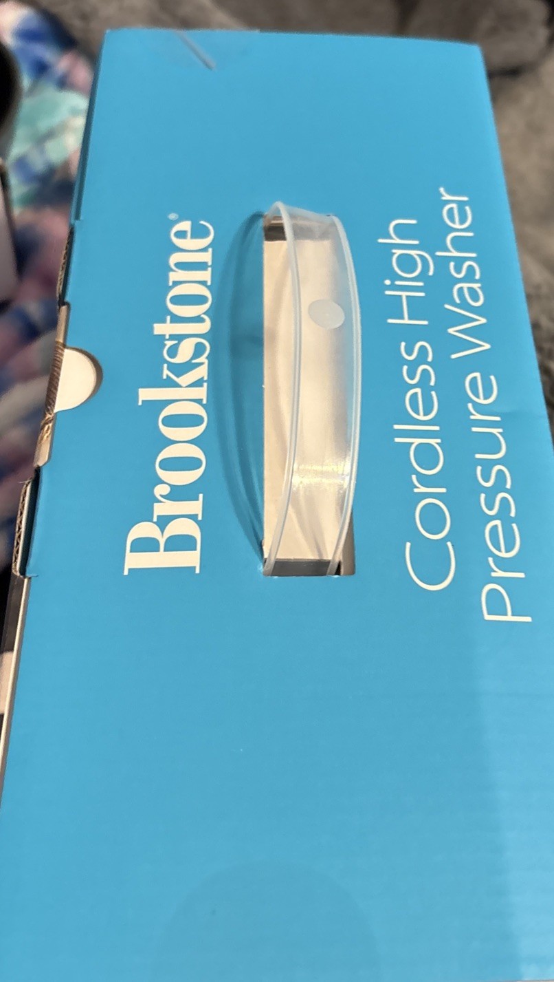 Brookstone Cordless High-Pressure Washer Portable Rechargeable – Brand New