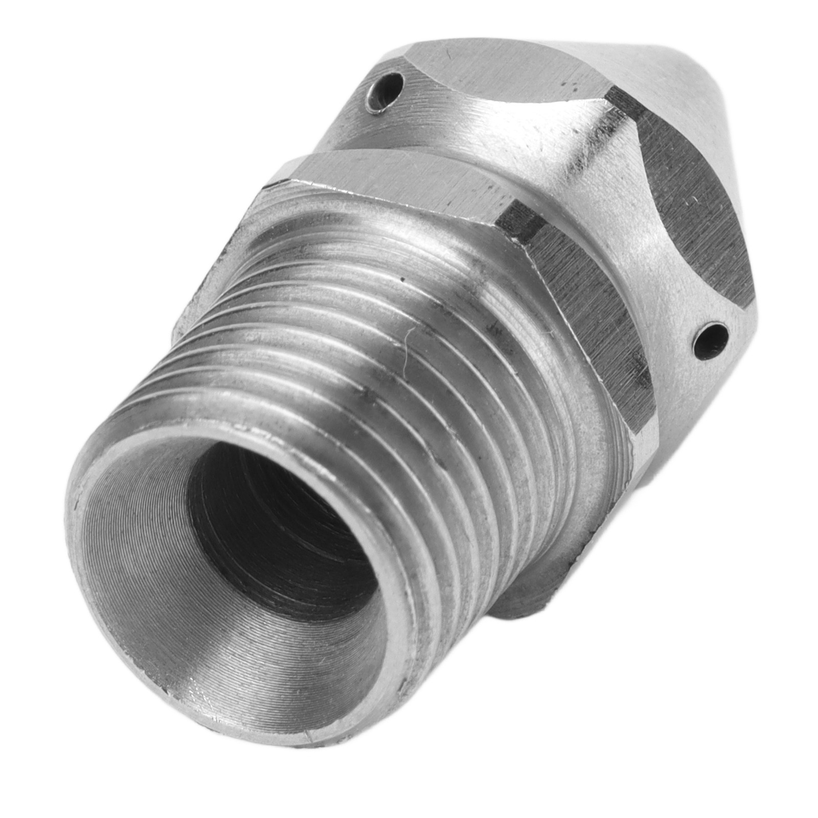Pipe Cleaning Nozzle G1/4in Male Thread Sewer Nozzle Drain Sewer Wash Jet 4Hole