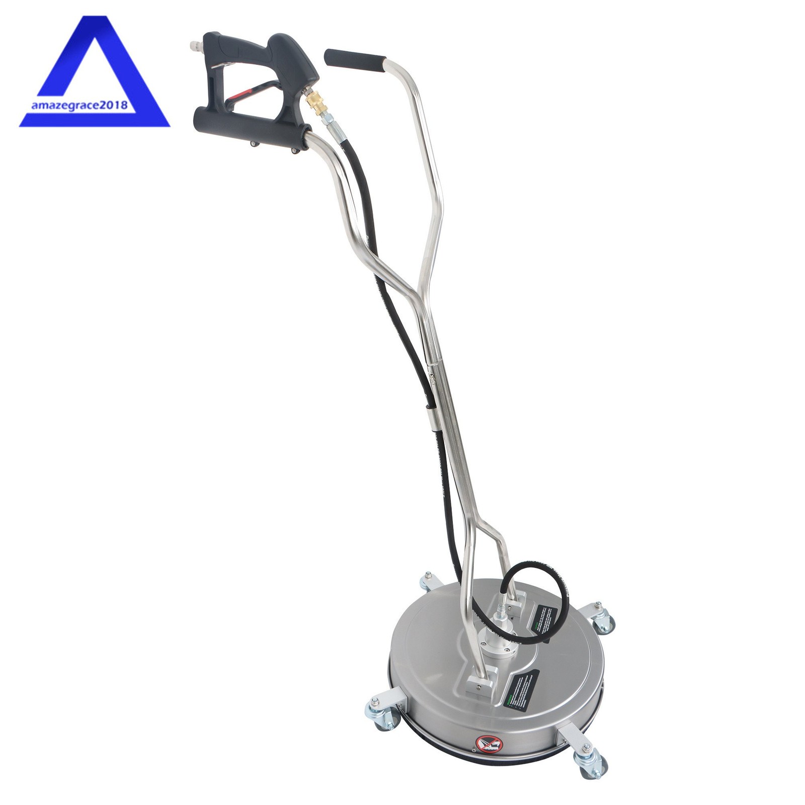 20″ 6000 psi Pressure Washer Surface Cleaner w/ Handles & Wheels Quick Connect