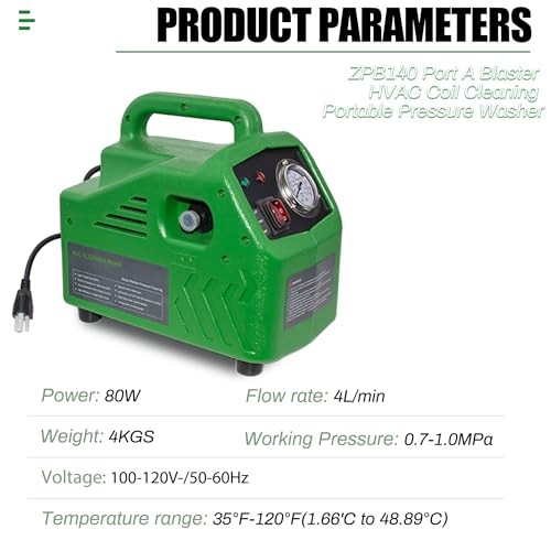ZPB140 Port A Blaster HVAC Coil Cleaning Portable Pressure Washer