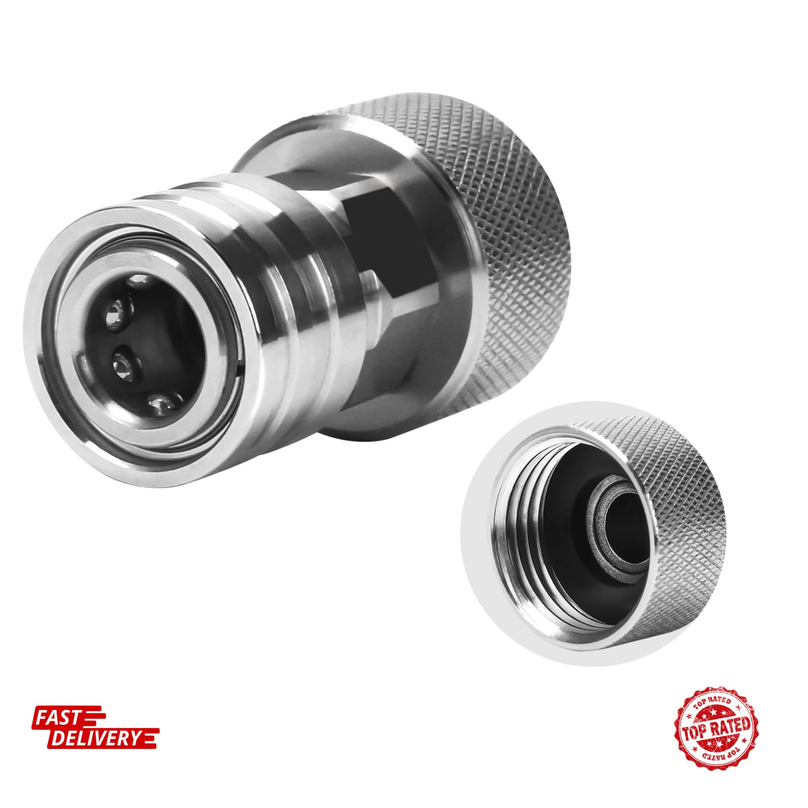 Garden Hose to Pressure Washer Adapter 3/4” GHT to 1/4” Quick Connect