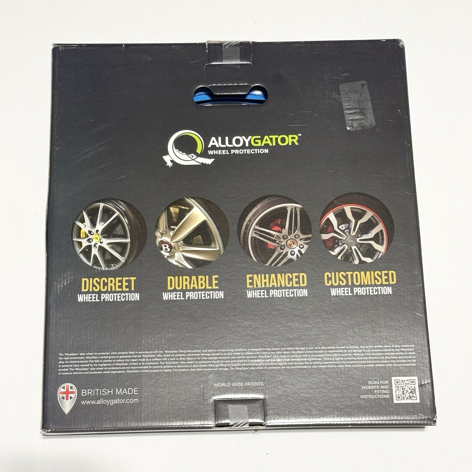 AlloyGator Blue Rim Protector for Car Wheels Fits 12-24 Wheel Diameter Listing B