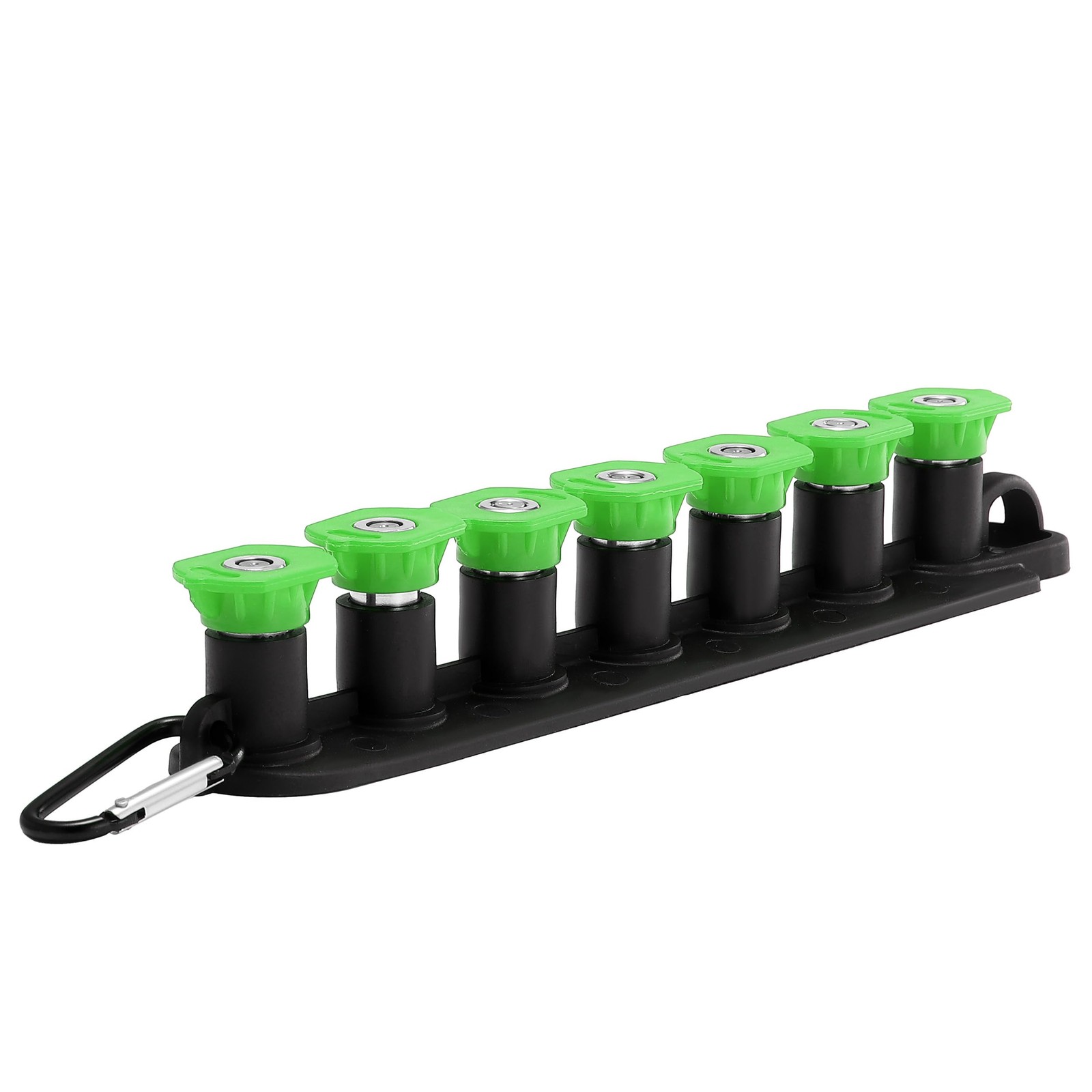 Pressure Washer Nozzle Tips 7 Pack Green 25 Degree 1/4 Inch Quick Connect 4000 P