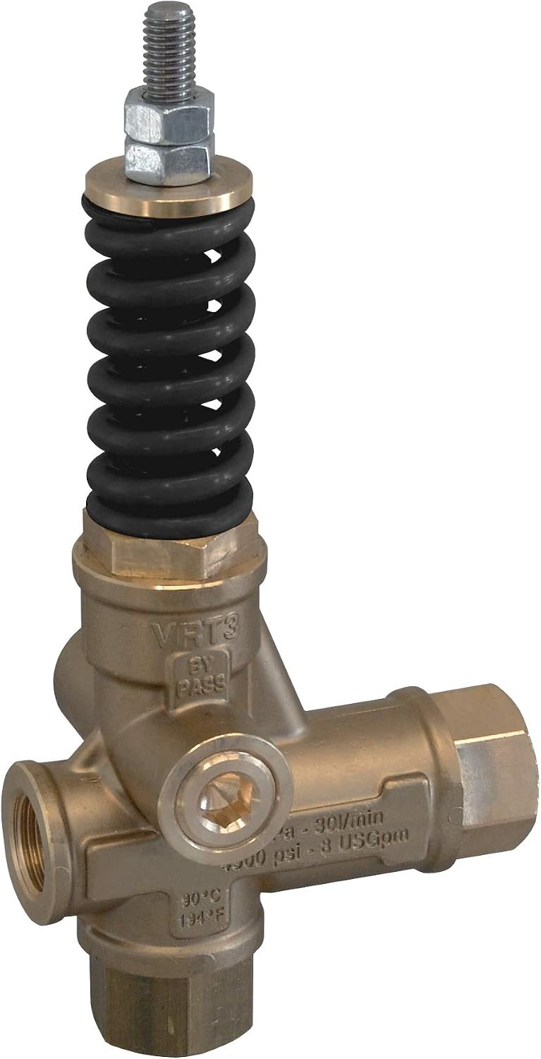 Pressure Washer VRT 3 Unloader – 4500 PSI 10.5 GPM 3/8″ FNPT Black w/Knob
