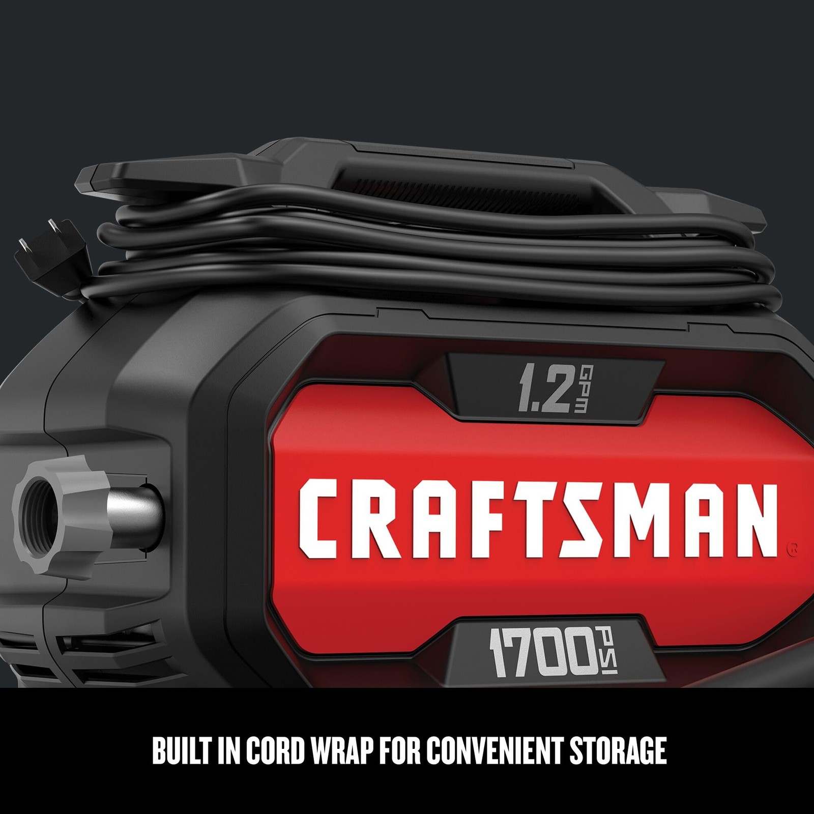 CRAFTSMAN Electric Pressure Washer Cold Water Lightweight Corded Power Washer