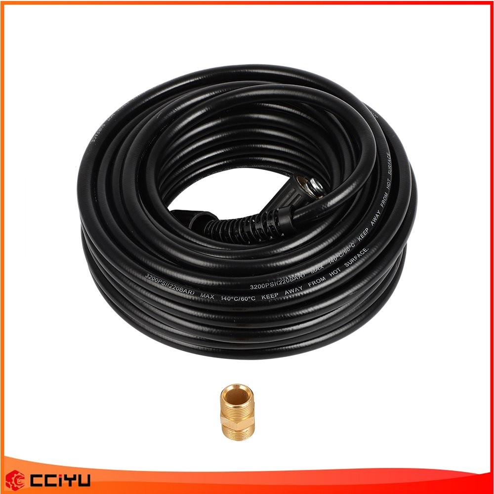 50FT 3200PSI Replacement High Power Pressure Washer Hose W/ 3/8″ M22-14MM