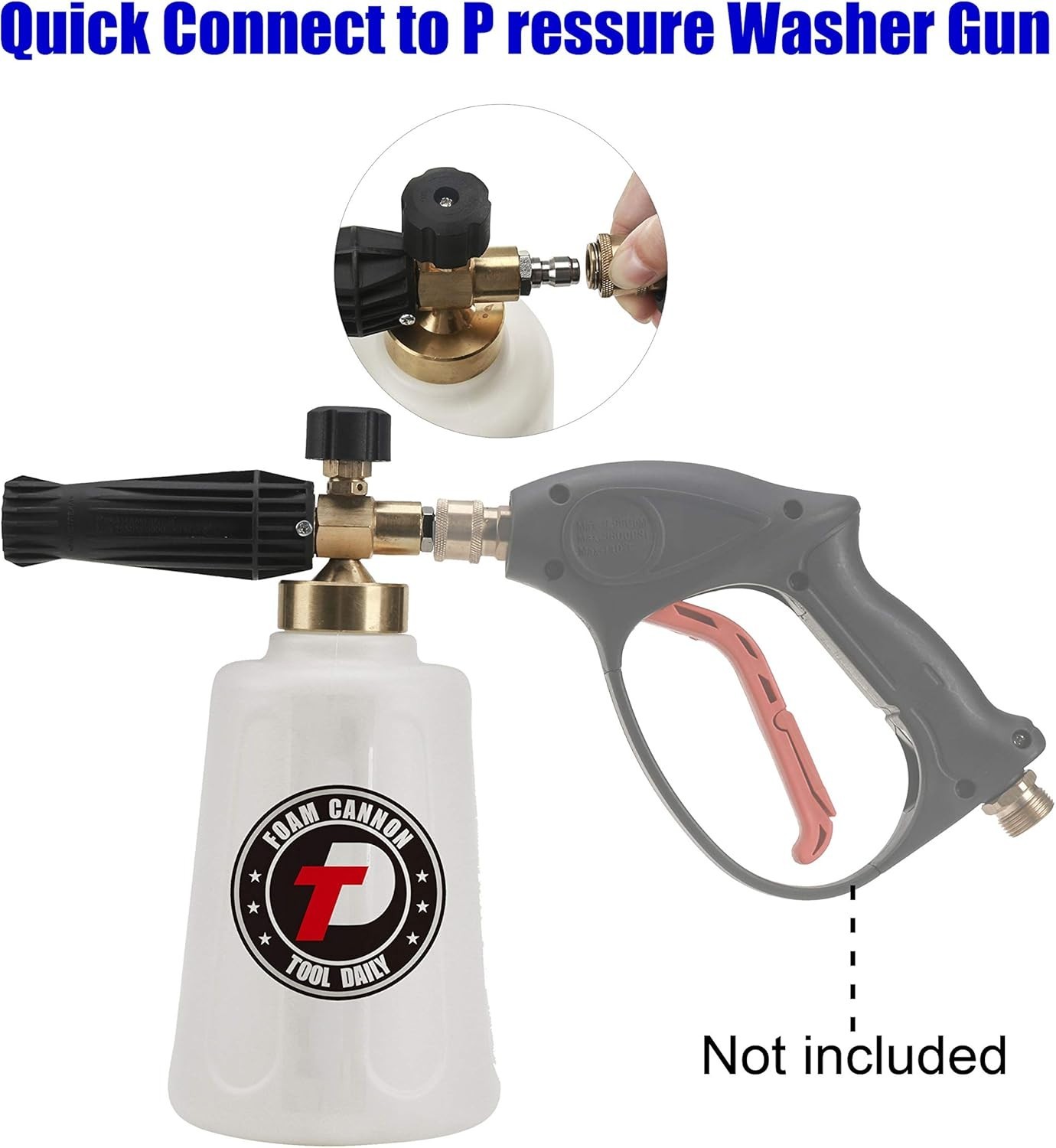 Foam Cannon for Car Wash – 1.1mm Nozzle