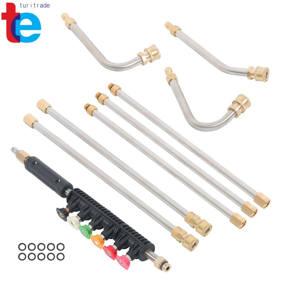 9 Pack Selkie Pressure Washer Extension Wand Upgrade Power Washer Lance 1/4’’